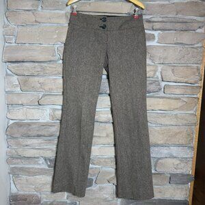 Dress Pant Size 2 Bootcut The Limited Cassidy Fit Women's Brown Wool Blend Lined